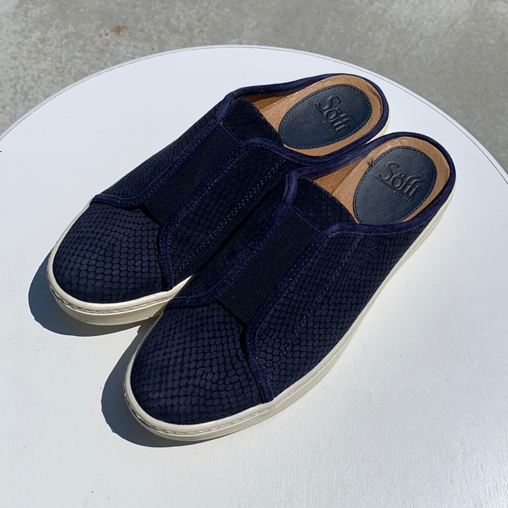Söfft Navy Blue Slip-Ons